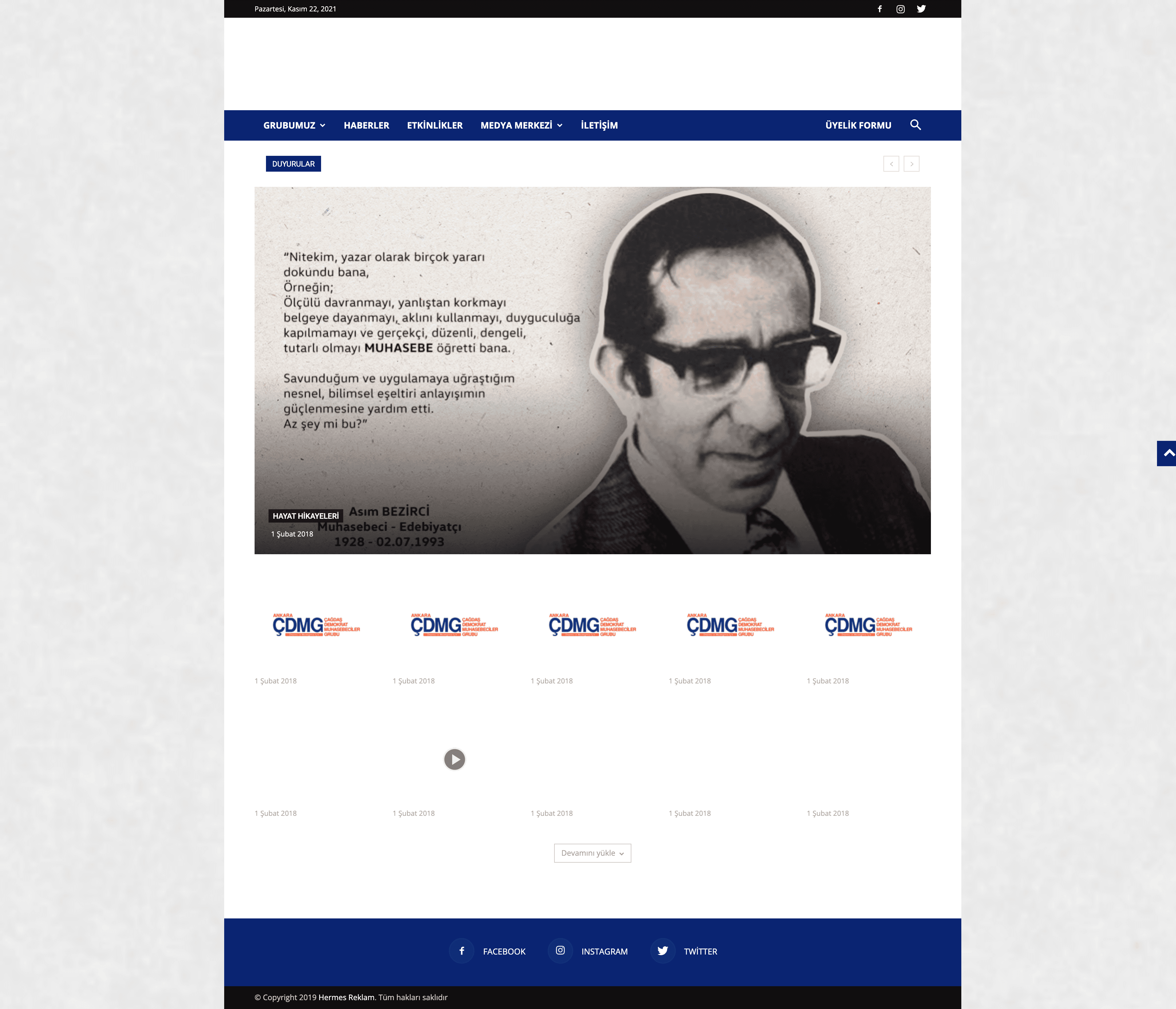 Ankaracdmg website preview