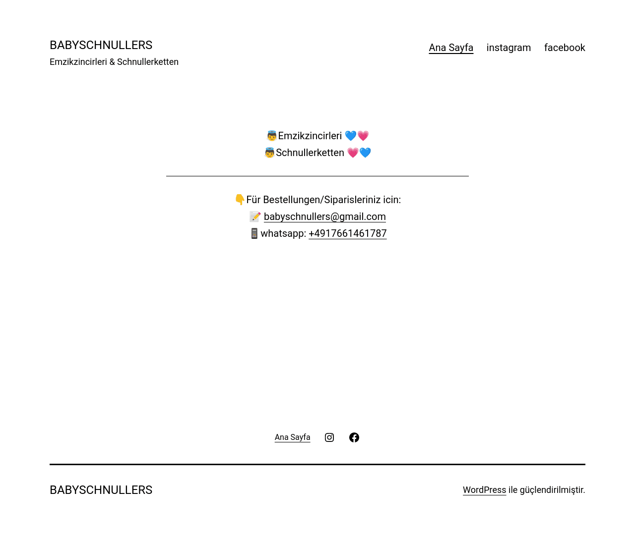 Babyschnullers website preview
