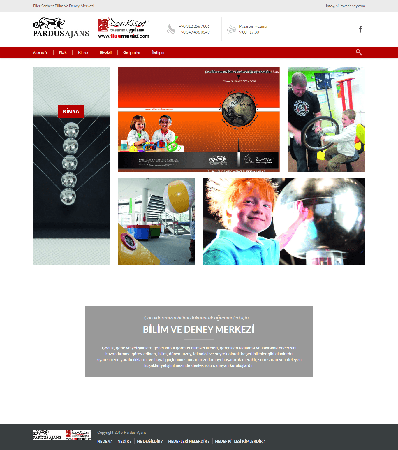 Bilimvedeney website preview