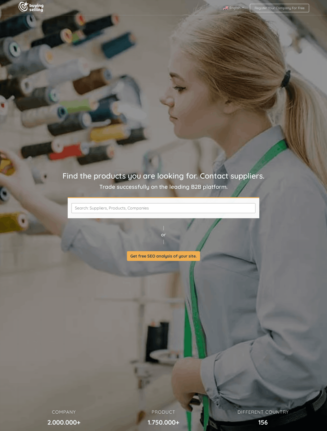 Buyingselling website preview