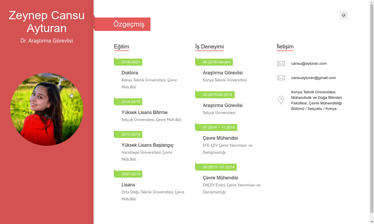 Cansu ayturan website preview