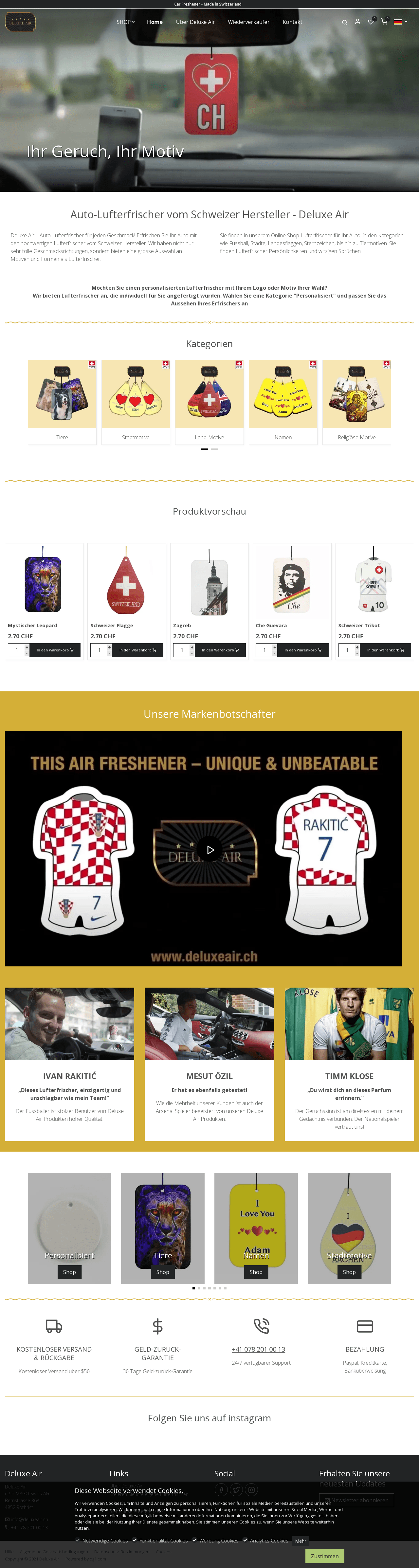 Deluxeair website preview