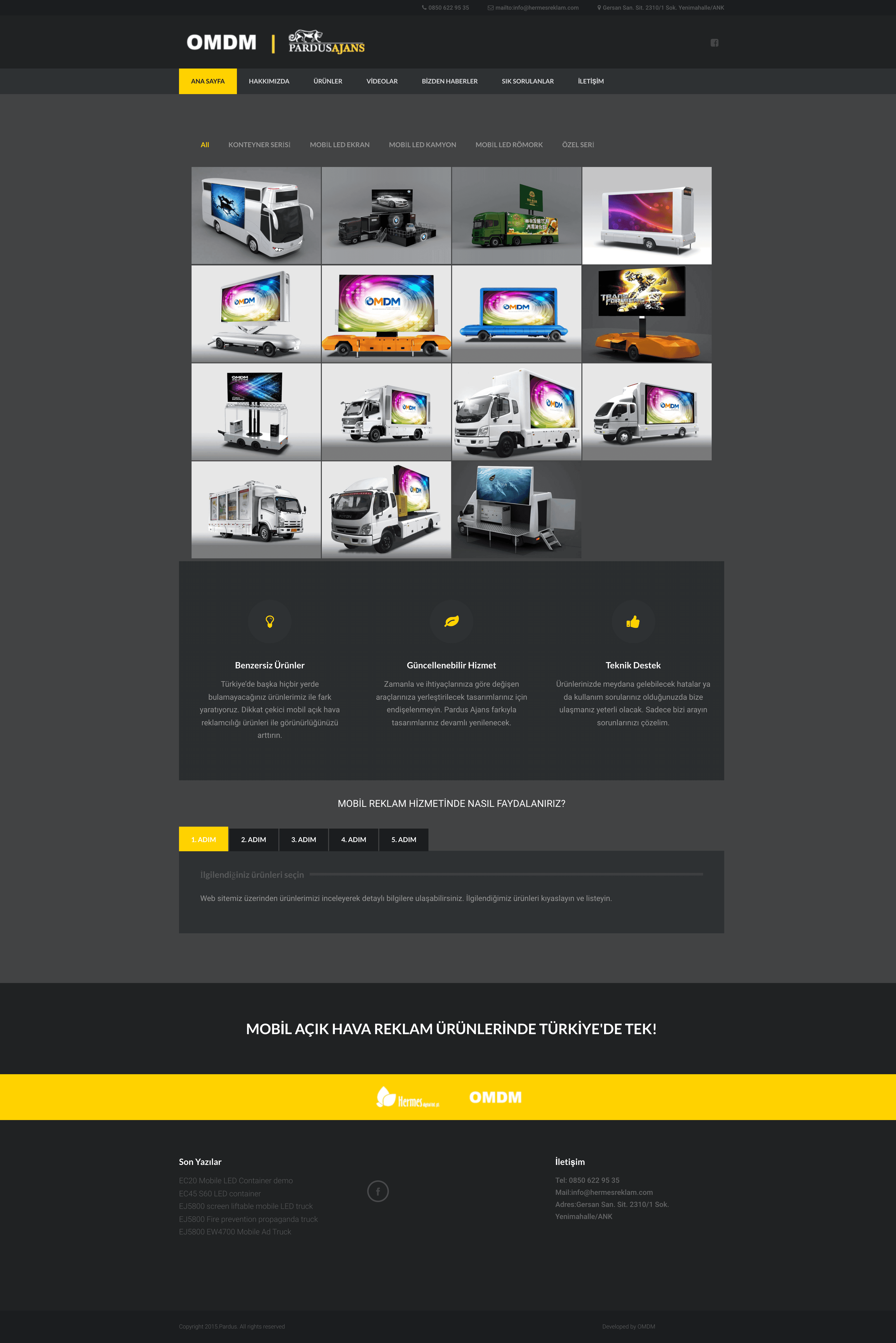 Omdm website preview