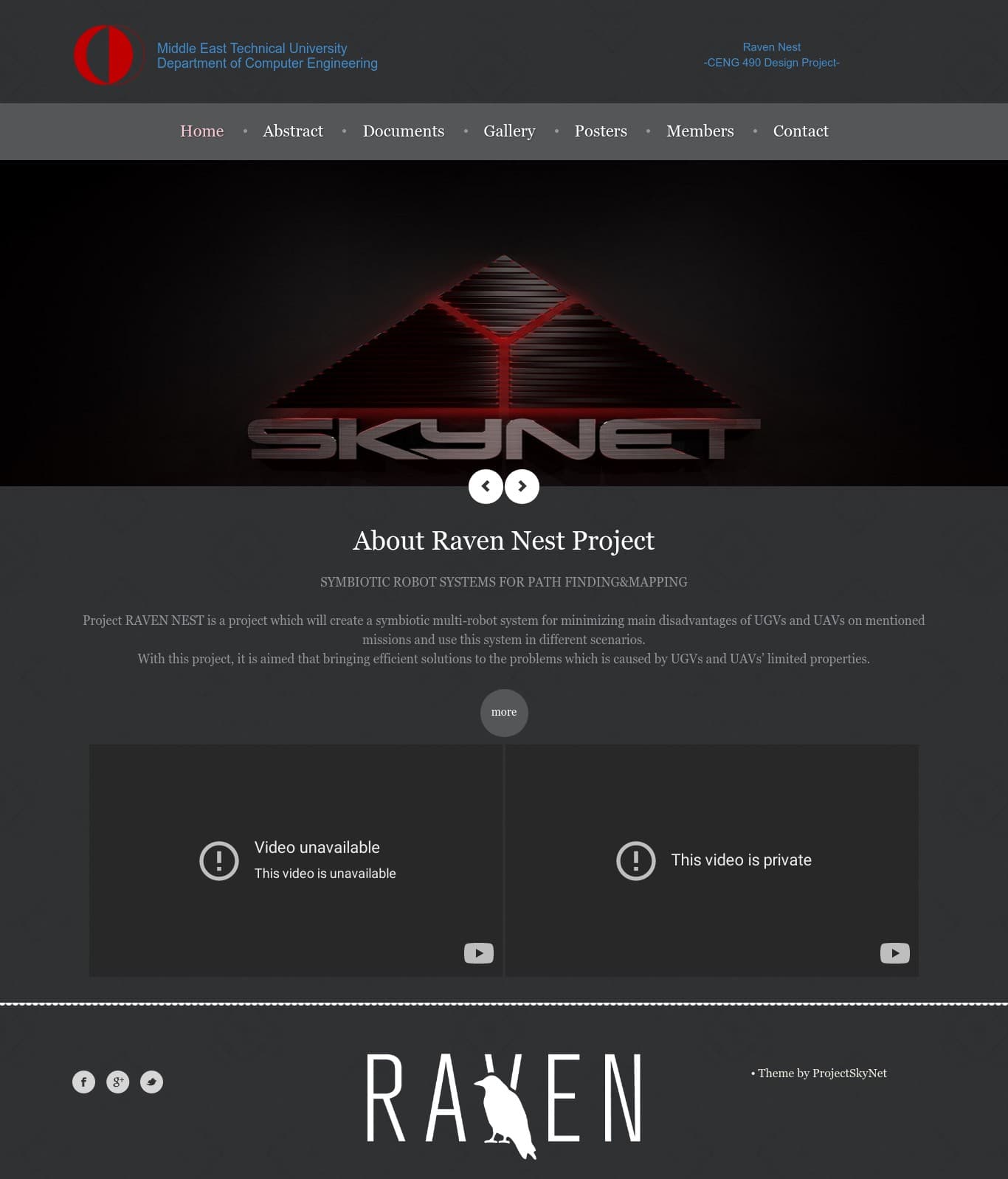Ravennest website preview